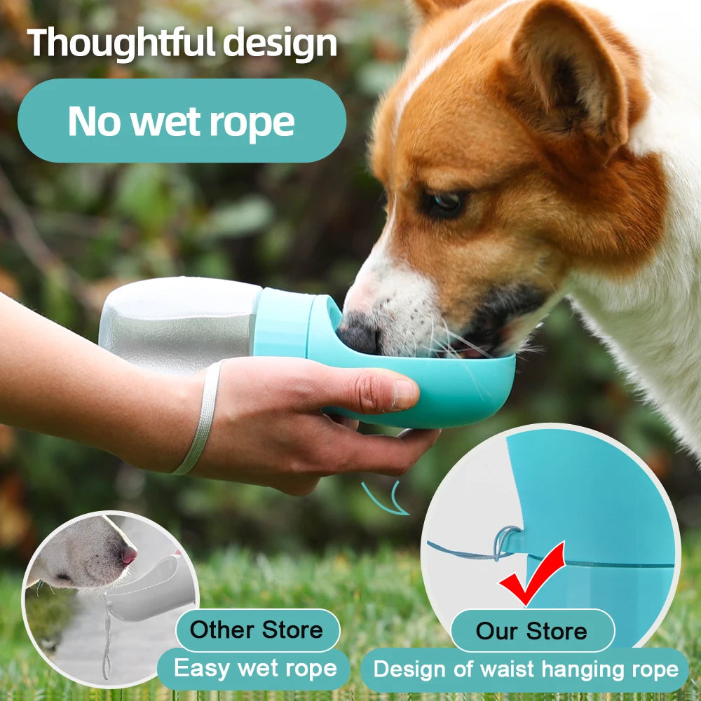 borraccia portatile per cani, 500 ml