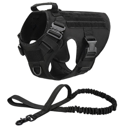 Pettorina tattica stile militare + accessori, utile anche per allenamento del proprio cane