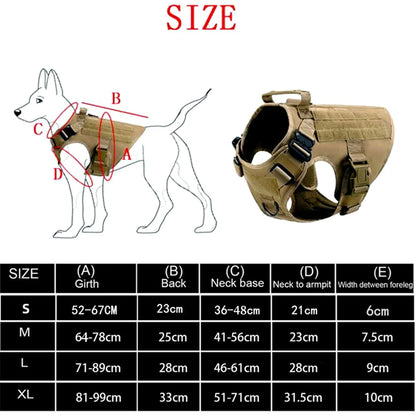 Pettorina tattica stile militare + accessori, utile anche per allenamento del proprio cane