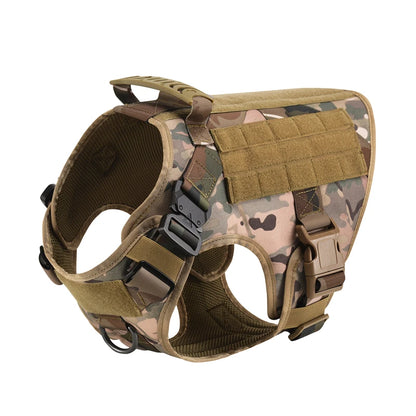Pettorina tattica stile militare + accessori, utile anche per allenamento del proprio cane