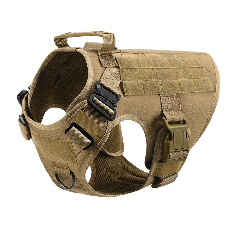Pettorina tattica stile militare + accessori, utile anche per allenamento del proprio cane