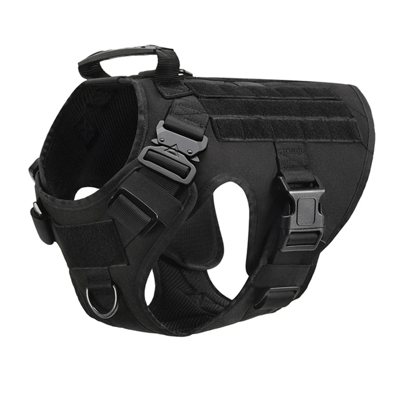 Pettorina tattica stile militare + accessori, utile anche per allenamento del proprio cane